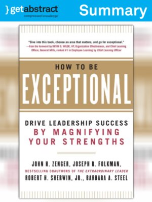 cover image of How to Be Exceptional (Summary)